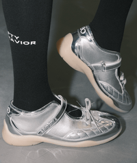 GO VACAY - Sports Mary Jane Silver-EMPTY BEHAVIOR-APOC STORE