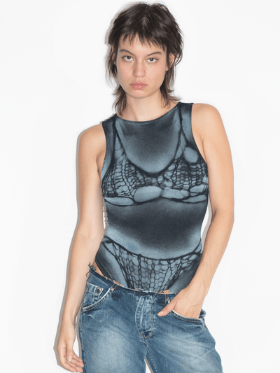 SPIDER SET BODYSUIT x V4k-Kenza Iatrides-APOC STORE