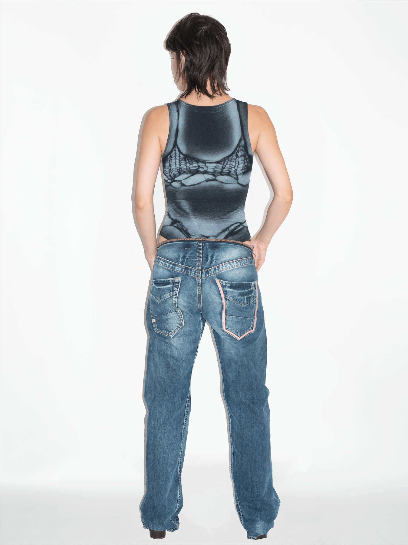 SPIDER SET BODYSUIT x V4k-Kenza Iatrides-APOC STORE