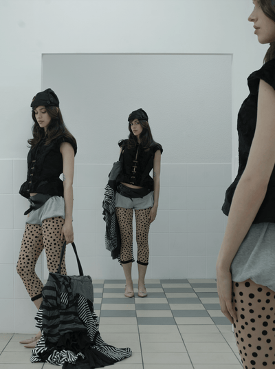 Polka Mini Leggings-Calissa Teiniker-APOC STORE