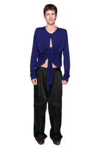 Scrunch Long Sleeve - Purple-Karlaidlaw-APOC STORE