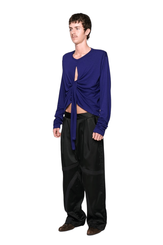Scrunch Long Sleeve - Purple-Karlaidlaw-APOC STORE
