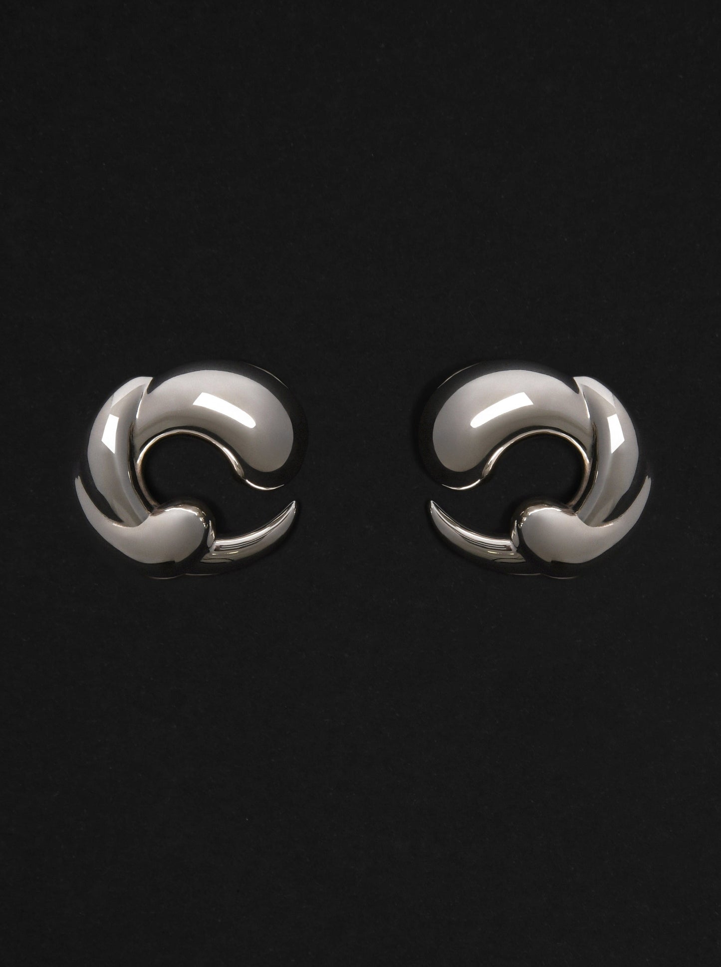 LARGE SERPENT HOOPS-Mōule Jewelry-APOC STORE