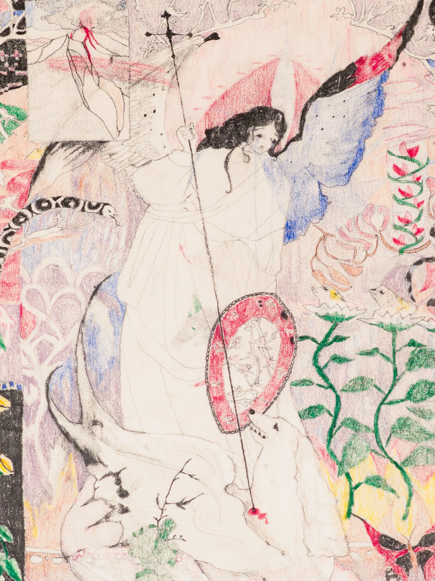 Troubled Angel Smites a Spaniel-Sharada Tolton-APOC STORE