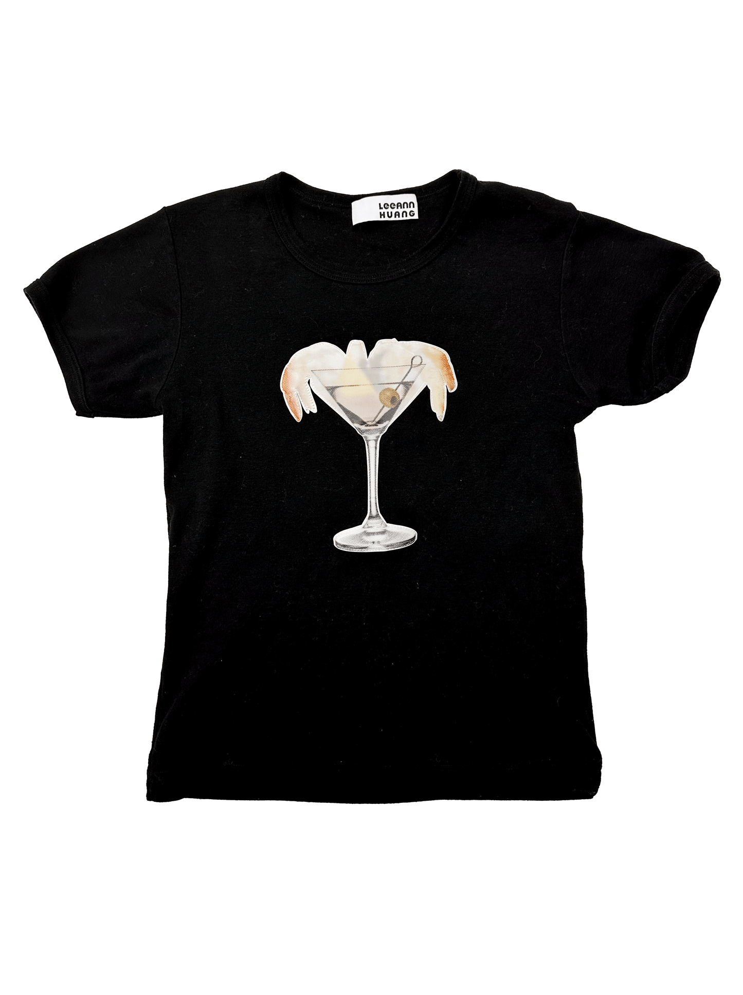 Prawn Cocktail Baby Tee-Leeann Huang-APOC STORE