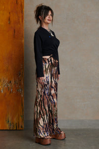 Ruched Long Sleeve - Black-Karlaidlaw-APOC STORE