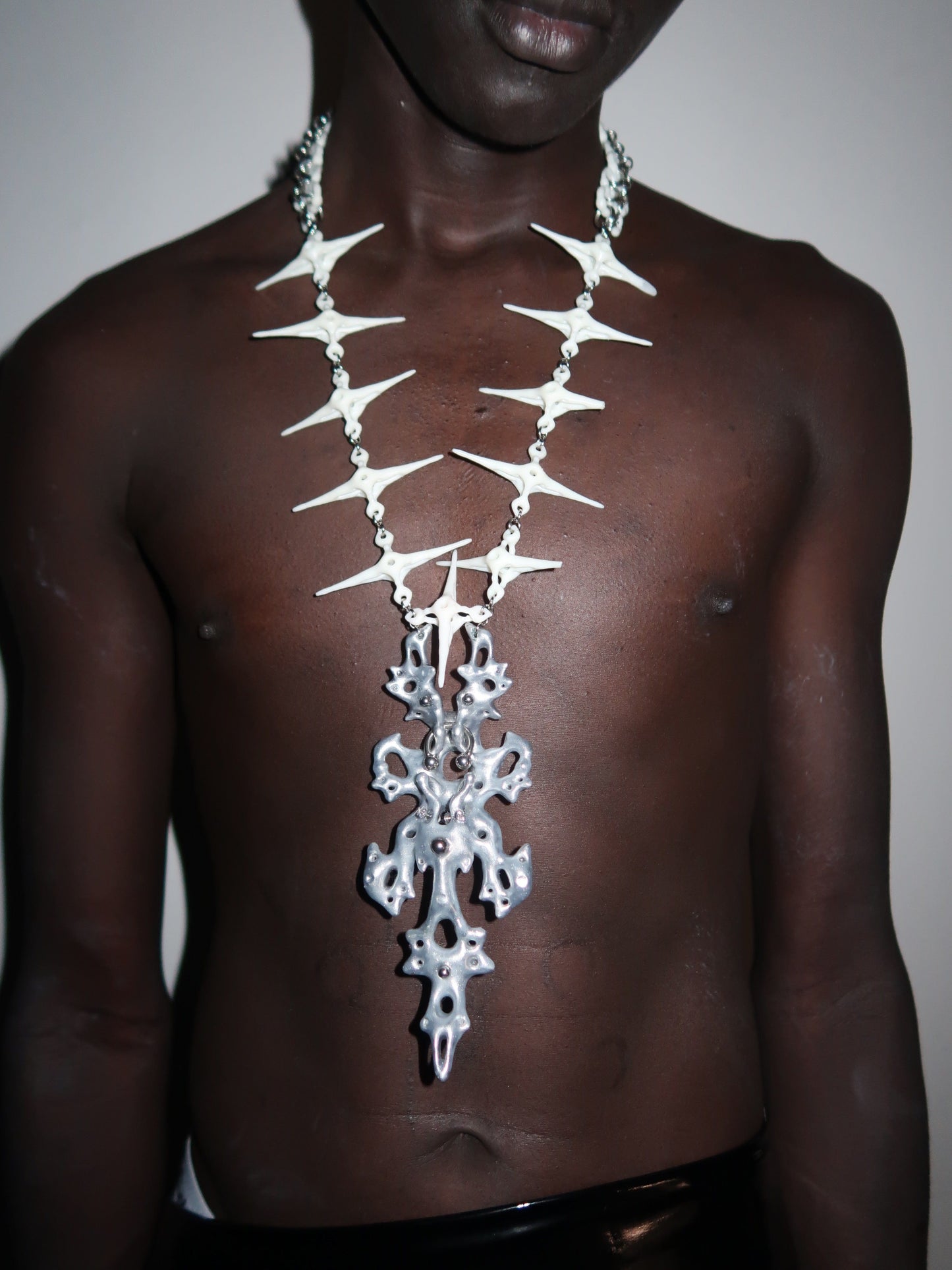 Hair Pin Necklace-886lab-APOC STORE
