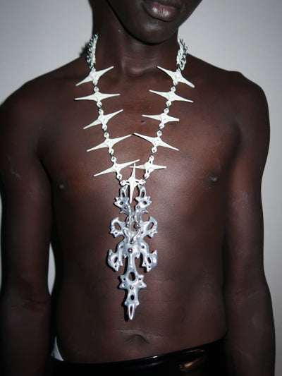 Hair Pin Necklace-886lab-APOC STORE