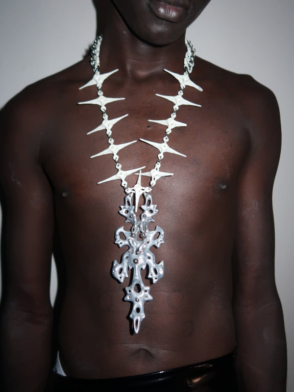 Hair Pin Necklace-886lab-APOC STORE