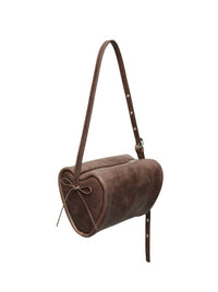 Eyelet Heart Bag Vintage Brown-EECHAEROI-APOC STORE