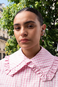 Silver Solitaire Ear Plug-D’heygere-APOC STORE