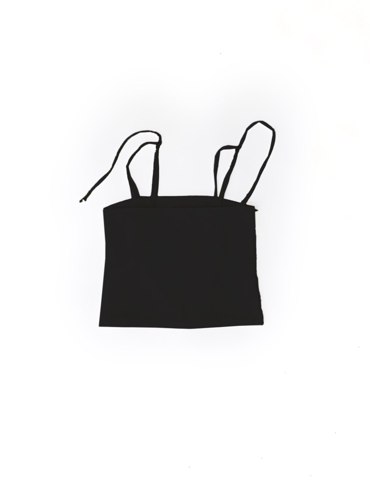 Happy Wink Salad on Black Spaghetti Tank-Leeann Huang-APOC STORE