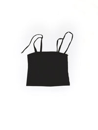 Happy Wink Salad on Black Spaghetti Tank-Leeann Huang-APOC STORE