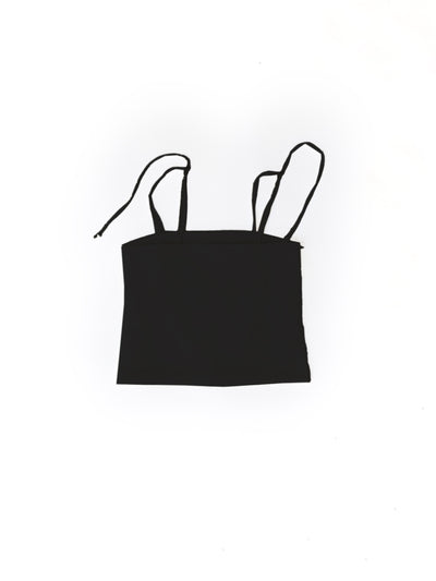 Happy Wink Salad on Black Spaghetti Tank-Leeann Huang-APOC STORE