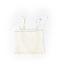 Shrimp Cocktail on White Spaghetti Tank-Leeann Huang-APOC STORE
