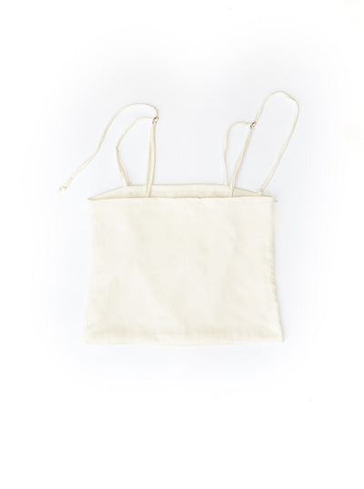 Shrimp Cocktail on White Spaghetti Tank-Leeann Huang-APOC STORE