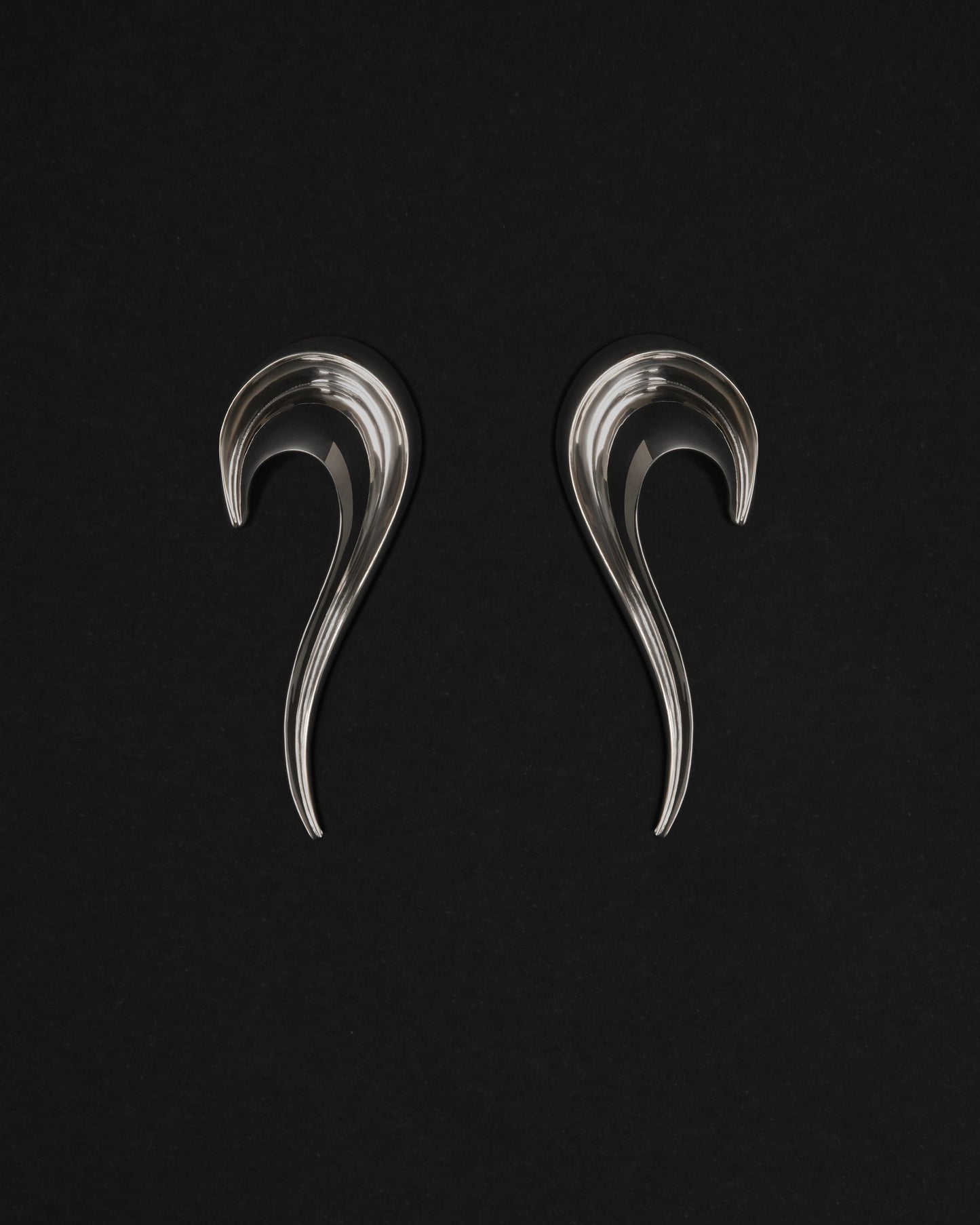 SPLIT HEART EARRINGS-Mōule Jewelry-APOC STORE