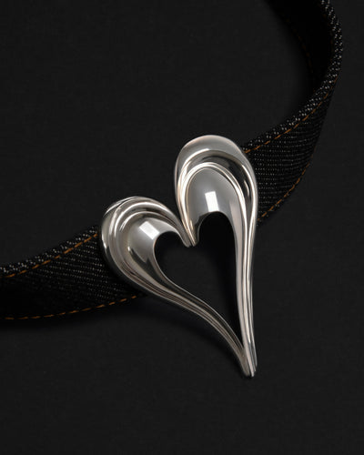 SPLIT HEART CHOKER-Mōule Jewelry-APOC STORE