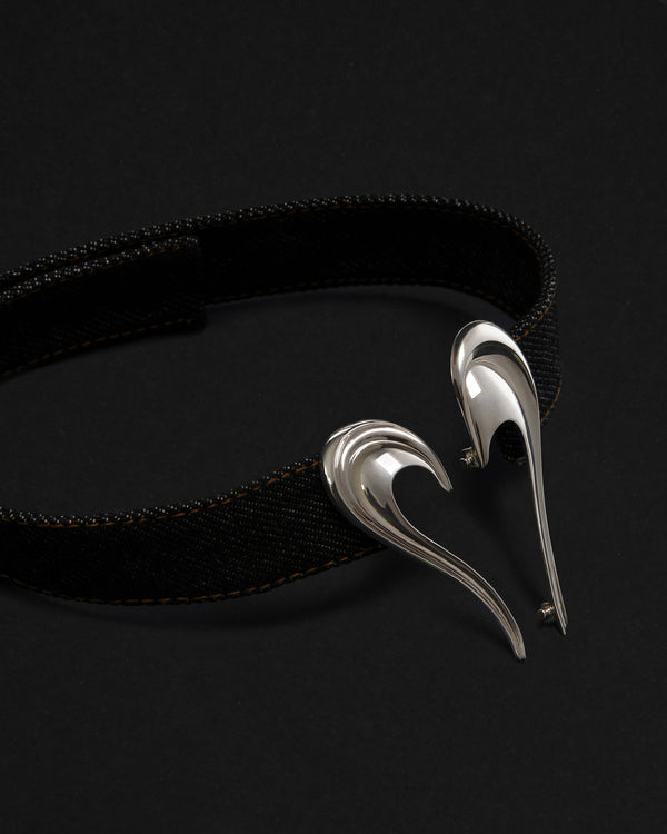 SPLIT HEART CHOKER-Mōule Jewelry-APOC STORE