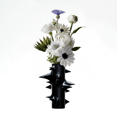 Stem Vase Black-Gast Studio-APOC STORE