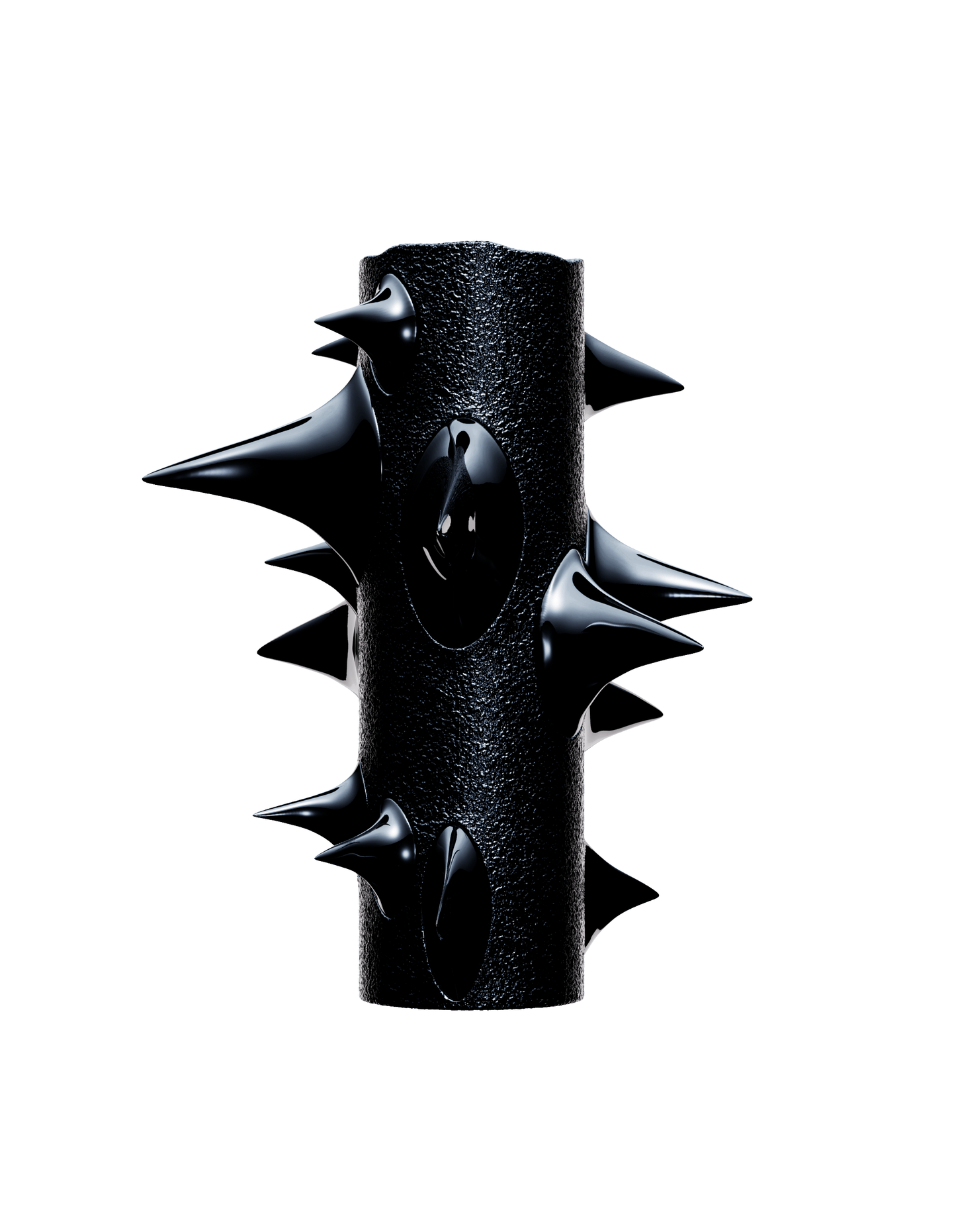 Stem Vase Black-Gast Studio-APOC STORE