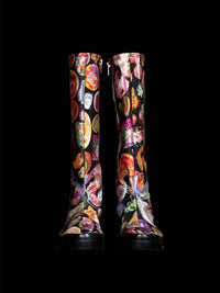 Lenticular Fruit Sticker Knee Boot-Leeann Huang-APOC STORE