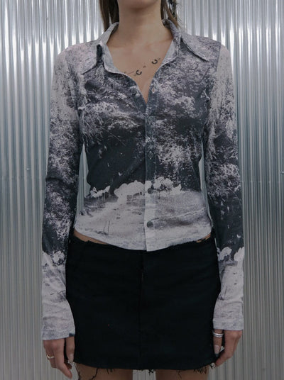 Shangri-La printed jersey shirts-Lalameemee-APOC STORE