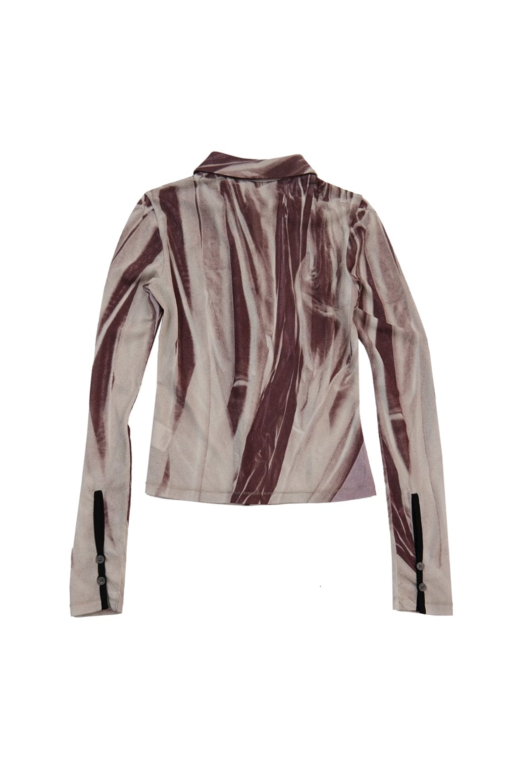 Brown stream printed jersey shirts-Lalameemee-APOC STORE