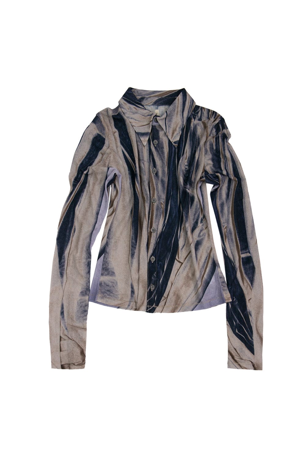 indigo stream printed jersey shirts-Lalameemee-APOC STORE