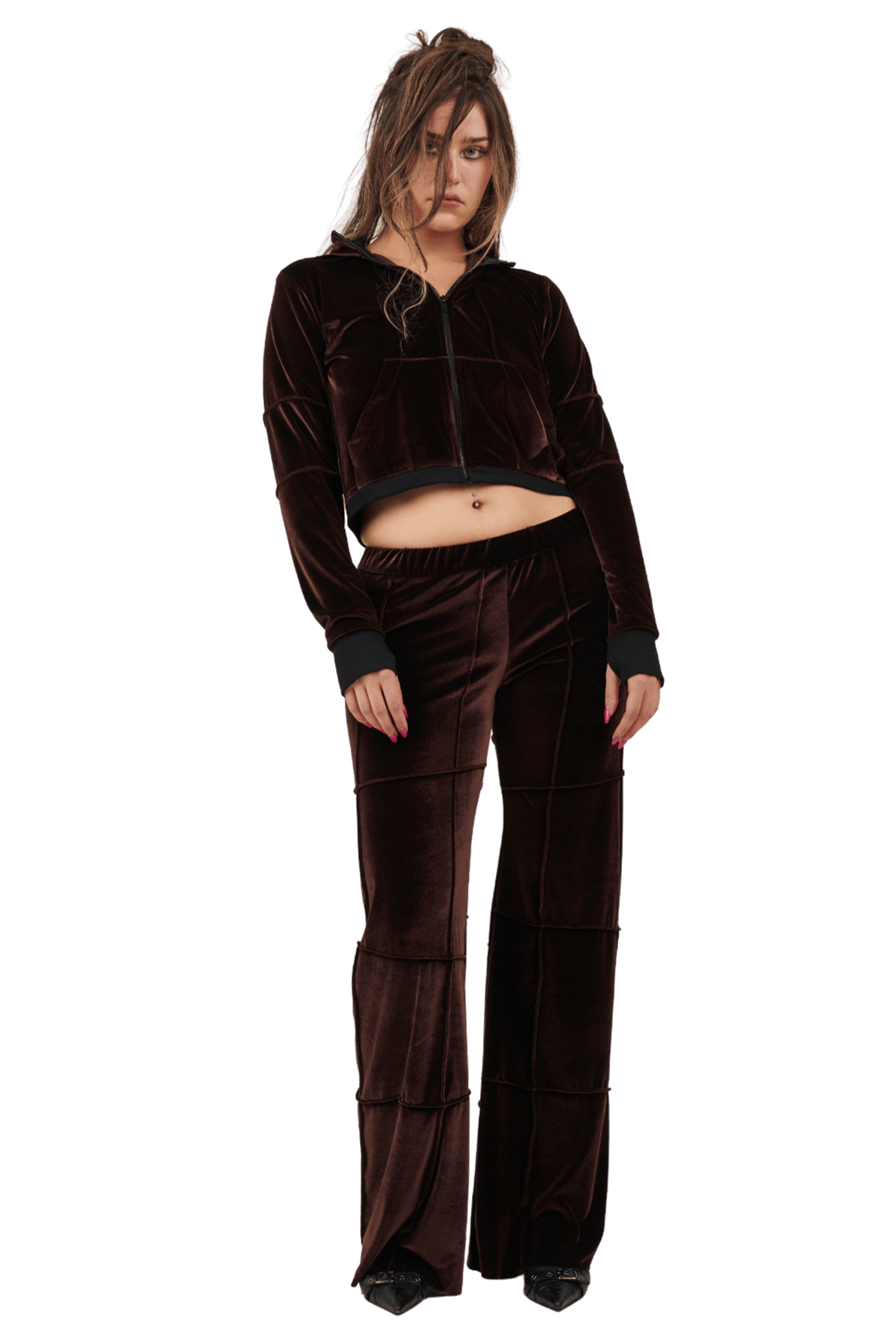 Spider Pant - Brown (Flare)
