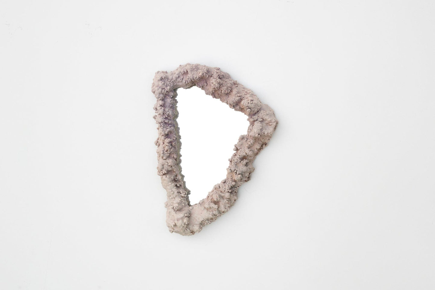 1 of 1 Botryoidal mirror violet triangle-Elissa Lacoste-APOC STORE