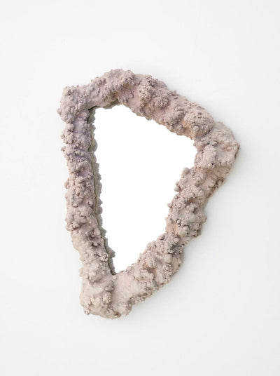 1 of 1 Botryoidal mirror violet triangle-Elissa Lacoste-APOC STORE