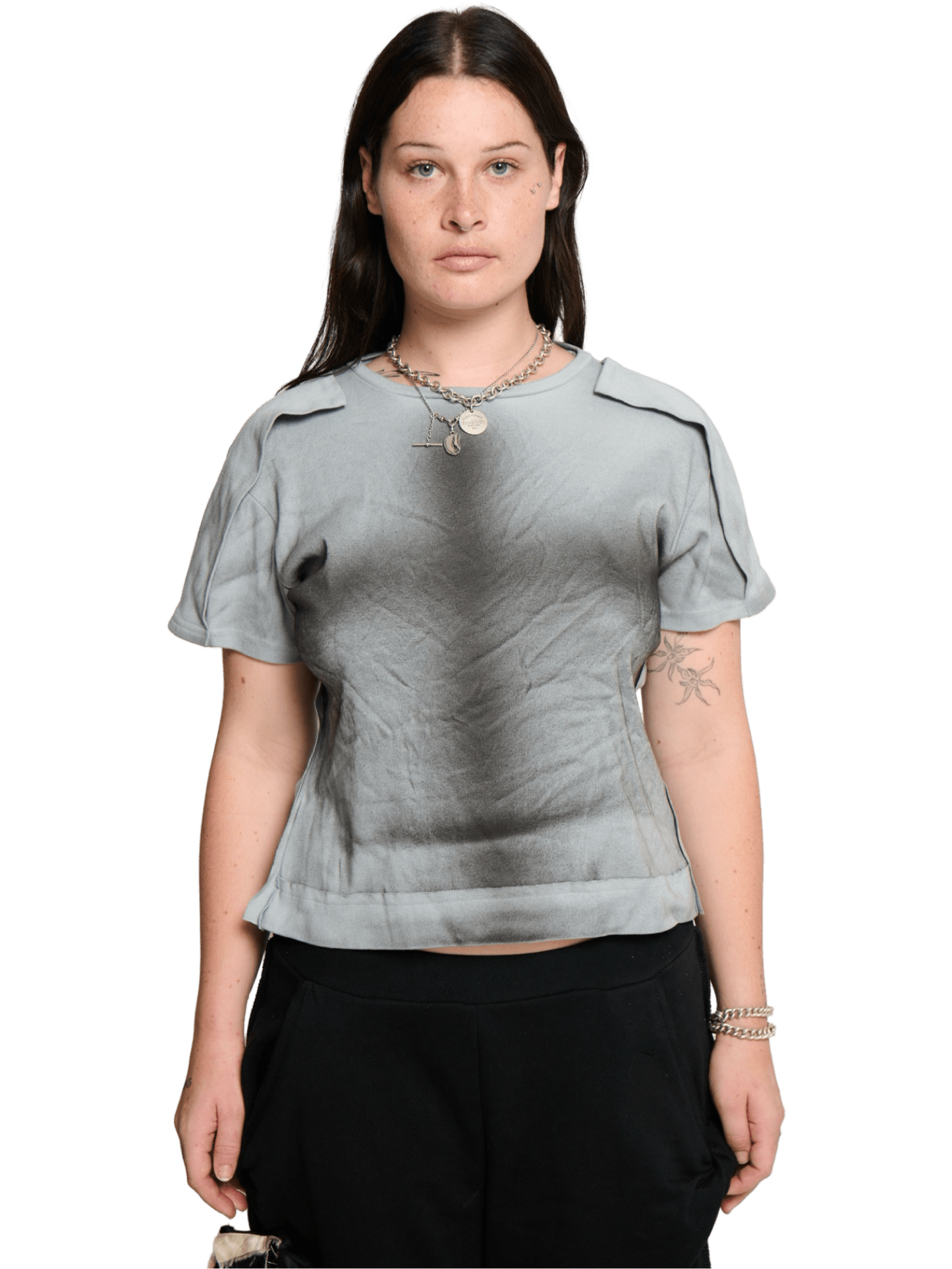 Placket T-Shirt Blue-Karlaidlaw-APOC STORE