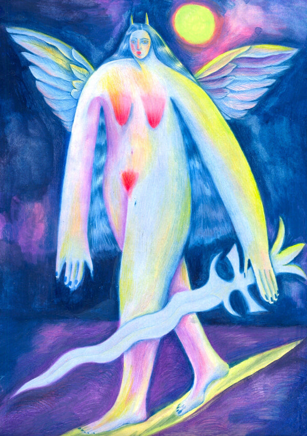 The Queen of Swords Print-Devils Claws-APOC STORE