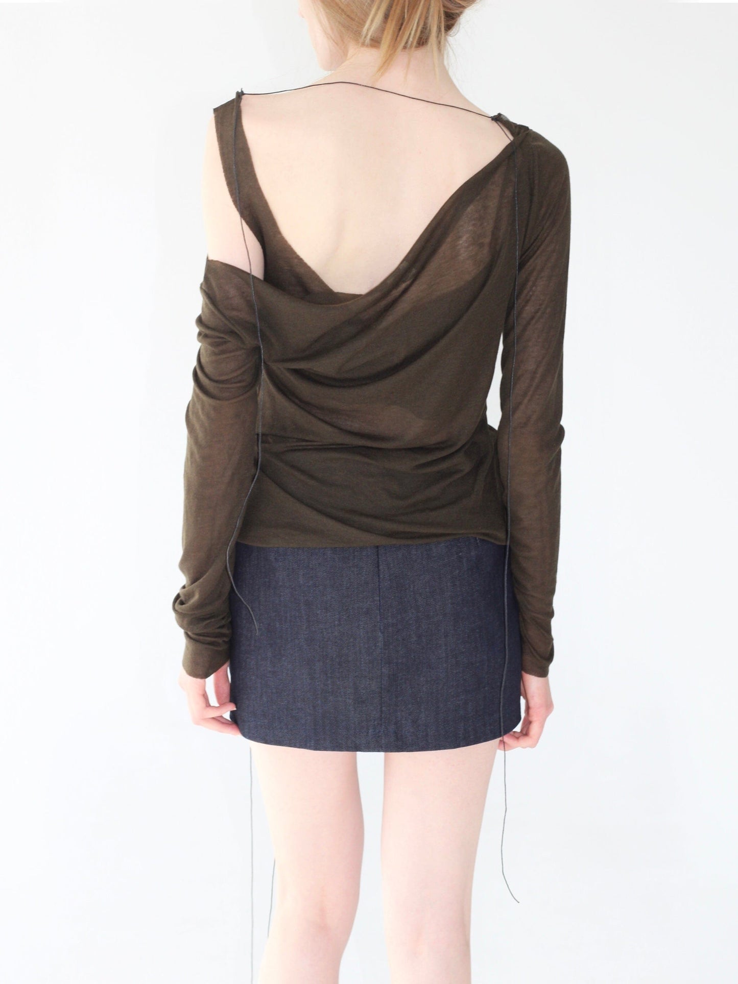 Skirt Monstroma Denim-V4K-APOC STORE