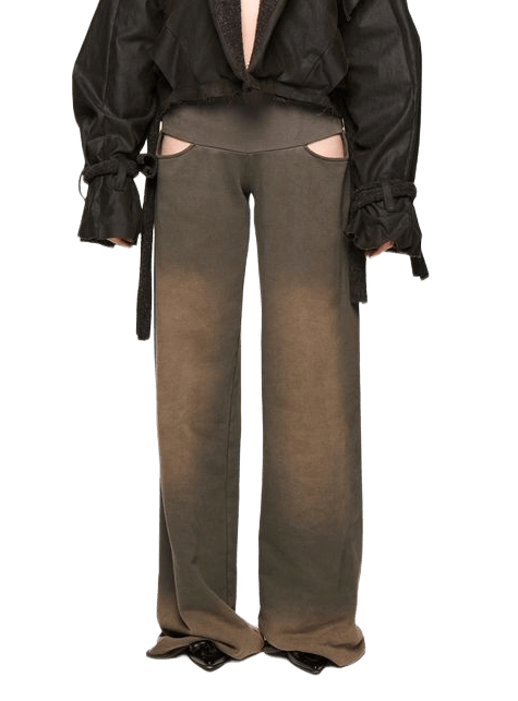 Bleached North Pant - Petrol-Karlaidlaw-APOC STORE