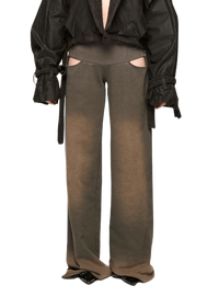 Bleached North Pant - Petrol-Karlaidlaw-APOC STORE