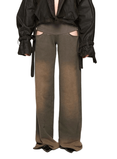 Bleached North Pant - Petrol-Karlaidlaw-APOC STORE