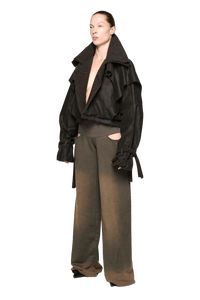 Bleached North Pant - Petrol-Karlaidlaw-APOC STORE