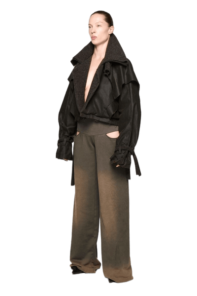 Bleached North Pant - Petrol-Karlaidlaw-APOC STORE