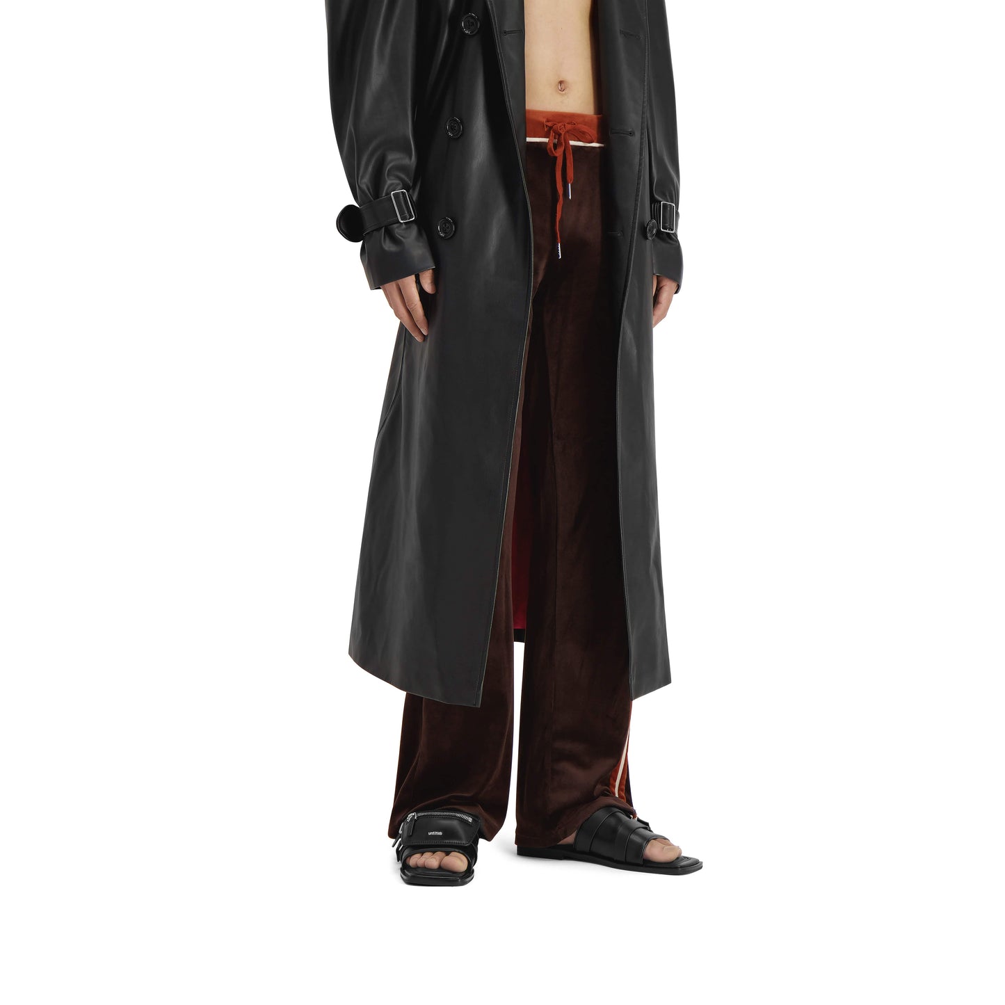 Reel Black Bag Belts Sandals-untitlab-APOC STORE