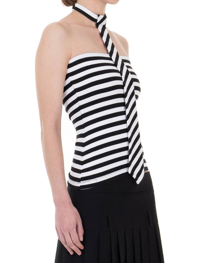 NECKTIE TUBE TOP STRIPED-Urte Kat-APOC STORE