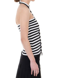 NECKTIE TUBE TOP STRIPED-Urte Kat-APOC STORE