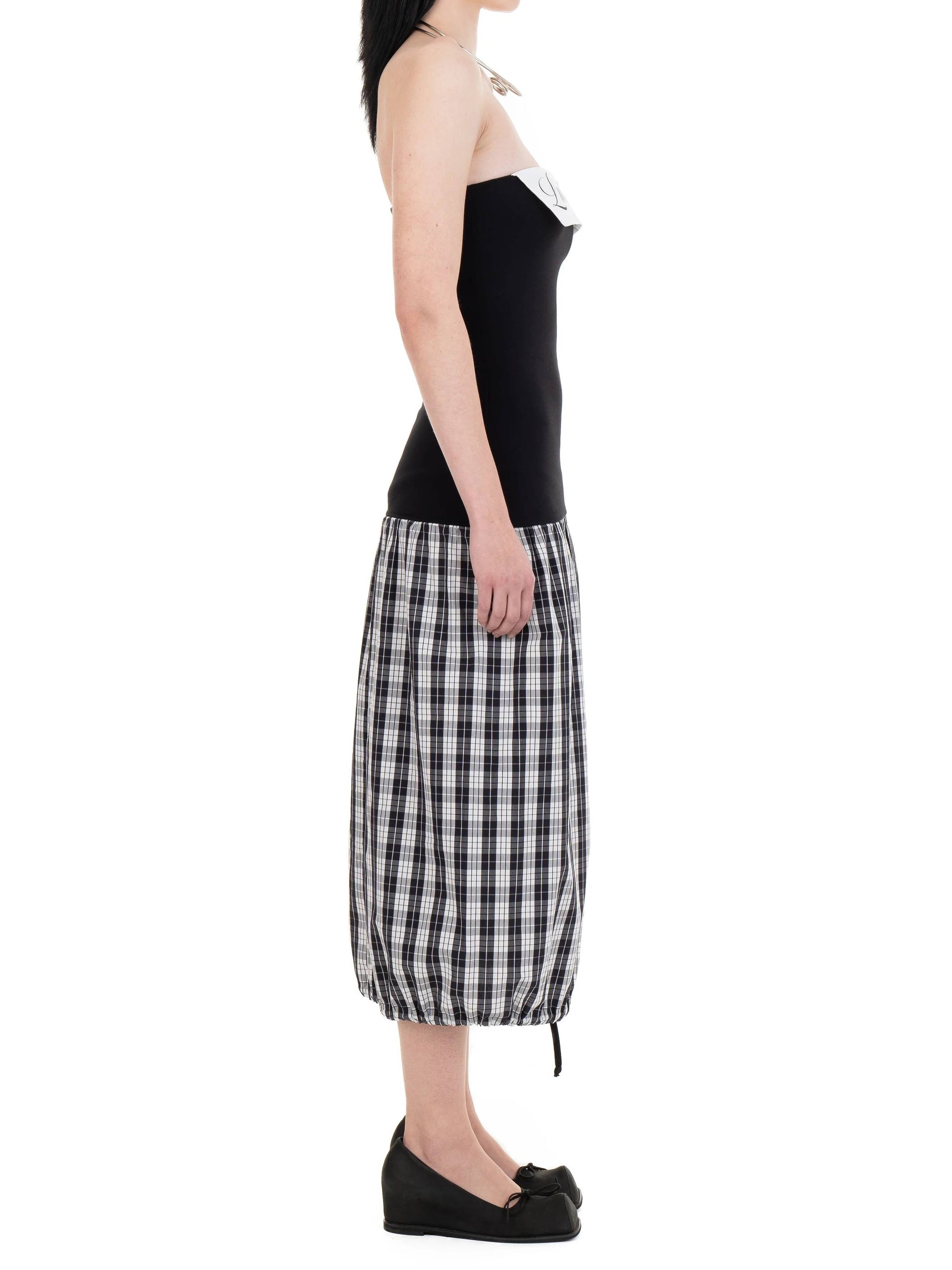 LUCKY GIRL TUBE DRESS Checkered-Urte Kat-APOC STORE