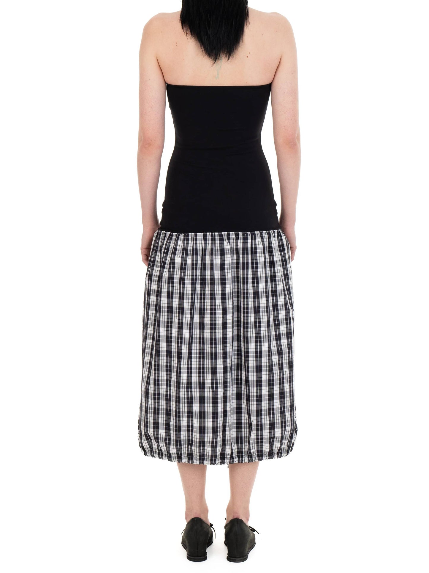 LUCKY GIRL TUBE DRESS Checkered-Urte Kat-APOC STORE