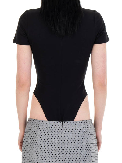 NECKTIE POLO Black-Urte Kat-APOC STORE