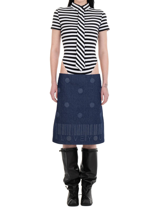 NECKTIE POLO STRIPED-Urte Kat-APOC STORE