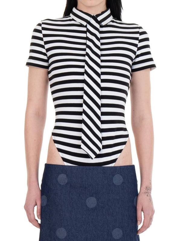 NECKTIE POLO STRIPED-Urte Kat-APOC STORE