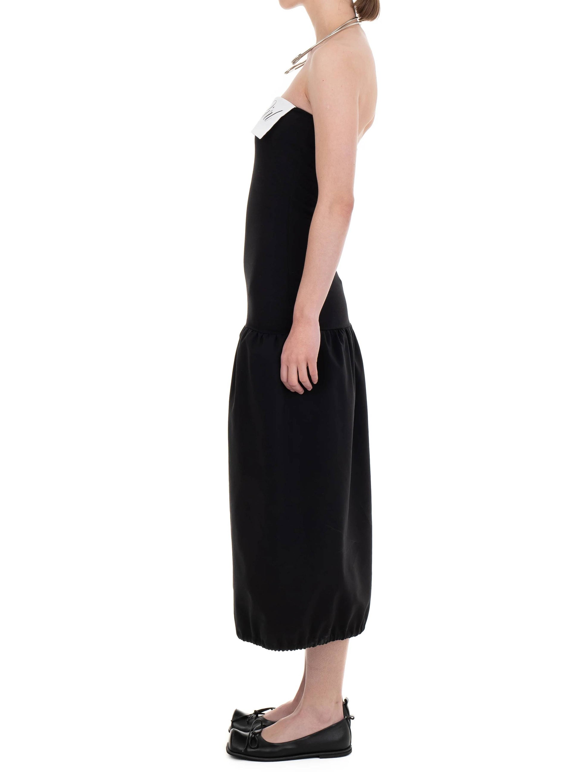 LUCKY GIRL TUBE DRESS black-Urte Kat-APOC STORE