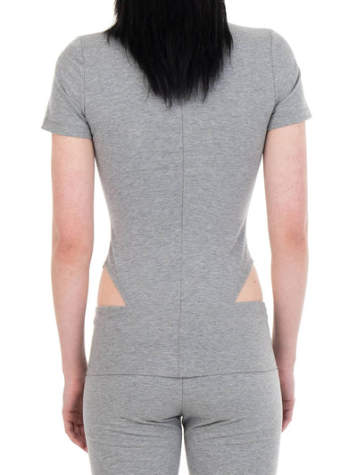 NECKTIE POLO Gray-Urte Kat-APOC STORE